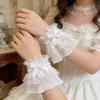 Elegant Lace Bowknot Arm Sleeves For Nails Photography Styling Fashionable Cuffs Sleeves Armwear Cosplay Accessories
