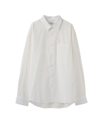 AREUBAN Crease Blank Shirt_Batik White
