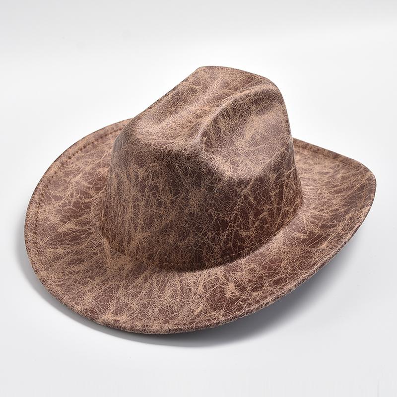 Unisex Vintage Western Cowboy Hat for Men Women Outdoor Gentleman Cowgirl Jazz Cap Sombrero Hombre
