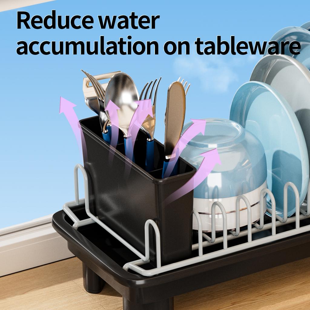 Long Pot and Dish Drain Rack