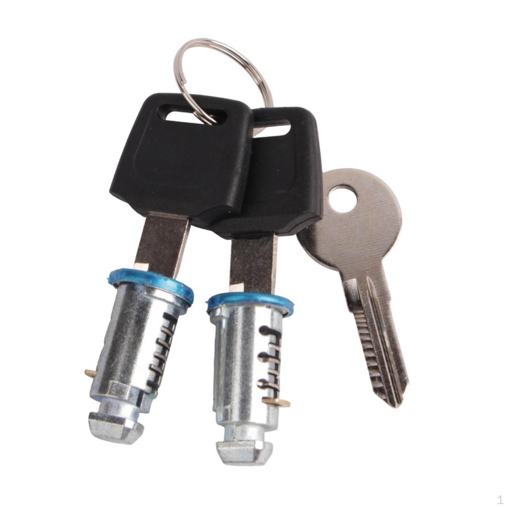Roof Rack Locking Cores with Key Kit for Crossbar Systems