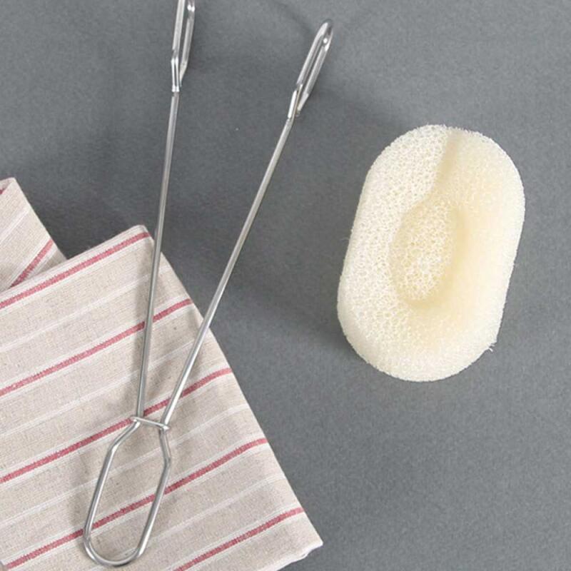 

2 replacement bottle brush tumbler cleaning refill sponges