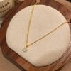 S925 Sterling Silver 18K Gold Floral Pendant Necklace for Women - Niche Design, Exquisite High-End Clavicle Chain