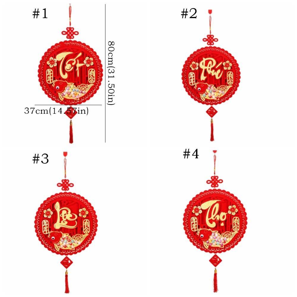 Traditional Fu Character Pendants Blessing Chinese New Year Couplet  Celebration