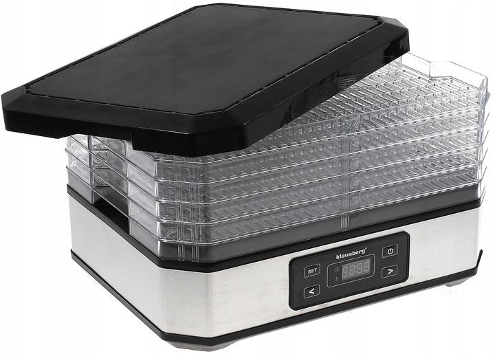 Suszarka Owoców Grzybów Warzyw Ziół Zegar Inox