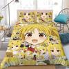 Anime B-Bocchi the R-Rock Duvet Cover Pillowcase Bedding Set Kids Boy Girl Bedroom Decoration 2/3piece Set Single/Double Size