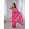 Beautiful Saree Is Elegantly Decorated Gives a Perfect Look To the Outfit.