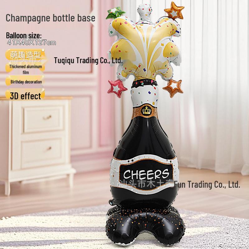 Clown Foil Balloon Display for Kids' Birthday Party Decoration
