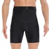 Menn høy midje sømløse boksershorts Shapewear Magekontroll Shorts Body Shaper Slankende undertøy