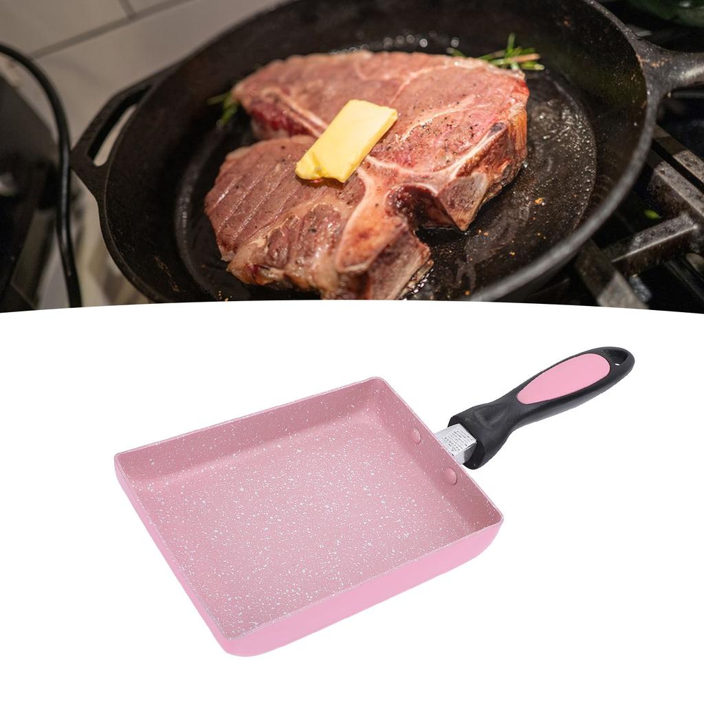 Tamagoyaki Nonstick Coating Skillet Breakfast Frying Pan Steak Fry Pan for Steak Egg Roll