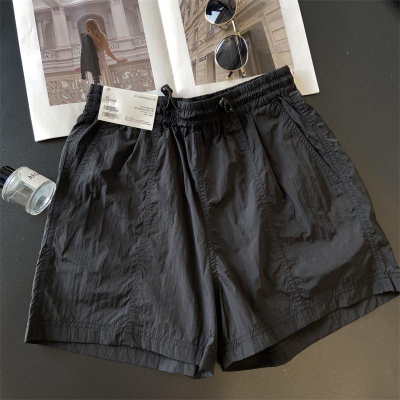 

Эластичный пояс с завязками на талии, спортивные тонкие шорты, впитывающие пот, быстросохнущие, повседневные брюки для женщин 2XL