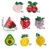 Mini Fruit Shape Side Bangs Hair Claw Shinning Hair Claw Girl Casual Hairpin