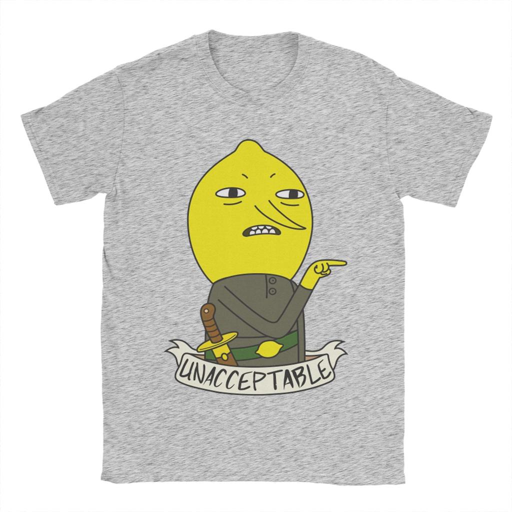 Lemongrab Herren T-Shirt Neuheit T-Shirts Kurzarm Rundhals T-Shirt Baumwolle Übergröße Tops
