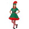 Hat Green Elf Costume Socks Christmas Party Accessories Christmas Cosplay Costume  Kids and Adults