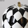 Black White Pumpkin Resin Statuette Ornaments Office Study Desktop Decor Modern Crafts Statue European Room Aesthetic Decor