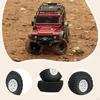 4 Pieces 1/10 Model RC Crawler Tires Parts Accessory Repair Professional Rock Crawling for