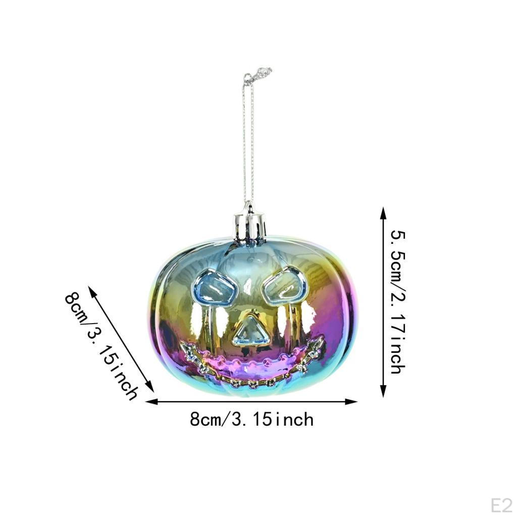 3 Pieces Halloween Hanging Pumpkin Decorations Ball Ornaments,Baubles Scary Spooky Party