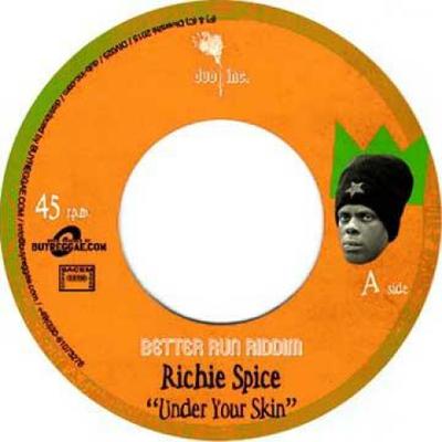 7inch Record RICHIE SPICE - Under Your Skin DUBINCEU002 Dub Inc/Buyregg 2015 Germany Reggae, Ska & Dub
