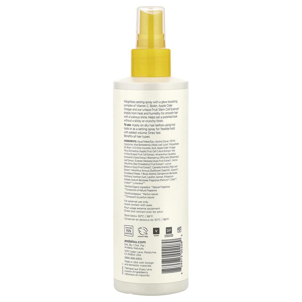 Hair Spray, Radiant, Sunflower and Citrus, Medium Hold, 8.2 Fl Oz (242 Ml)