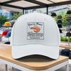 Adjustable Duckbill Baseball Cap With Shrimp Print Lightweight Outdoor Cycling Music Festival Hiphop Hat