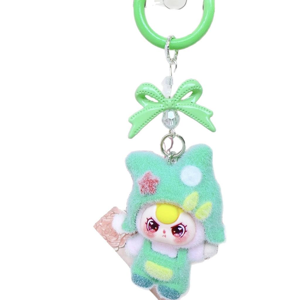 Dopamine Beanie Cartoon Keychain: Trendy Pendant for Kids and Adults