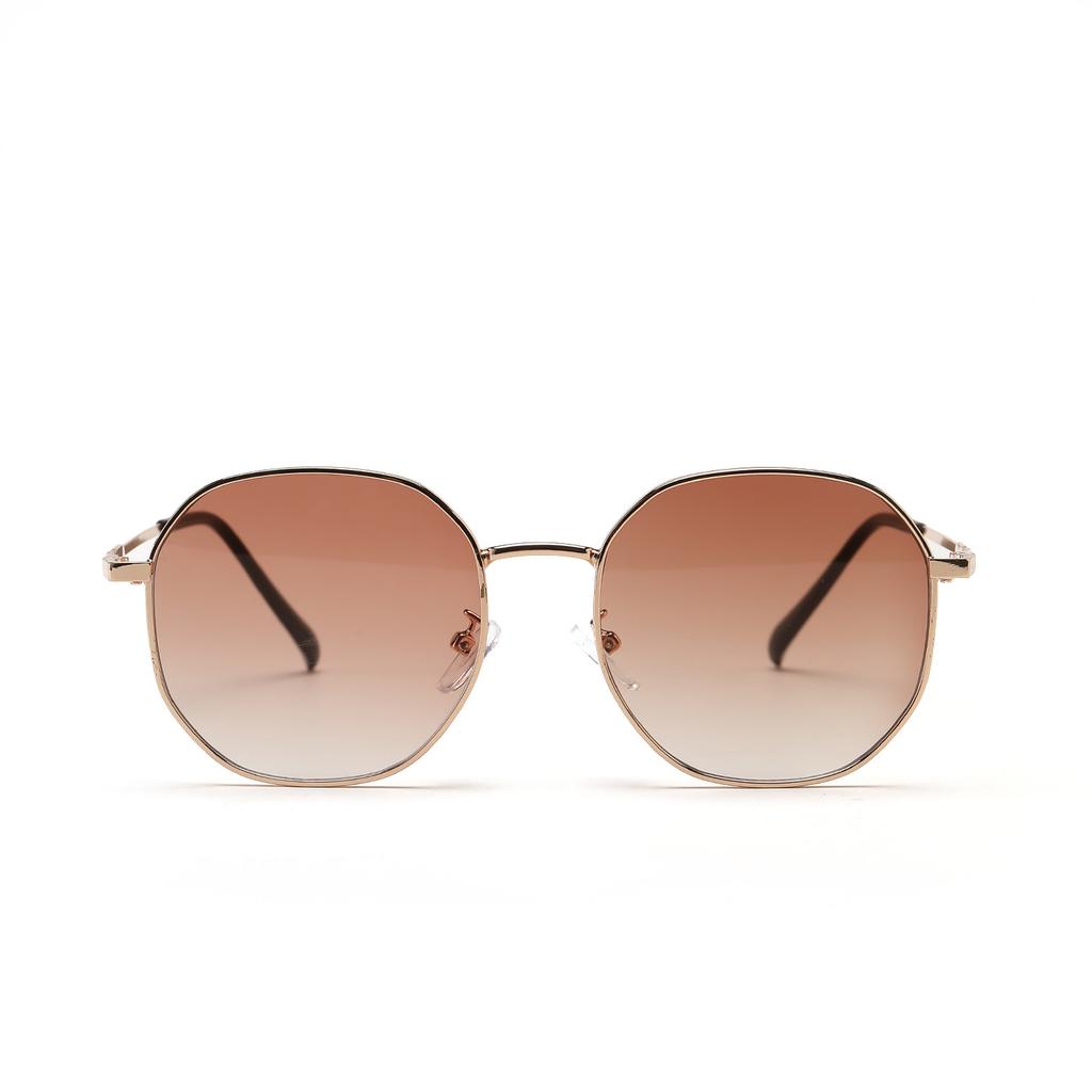 Glasses 219151 Round High-End Gradual Change Round Face Thin Sunglasses Women Sunglasses Men