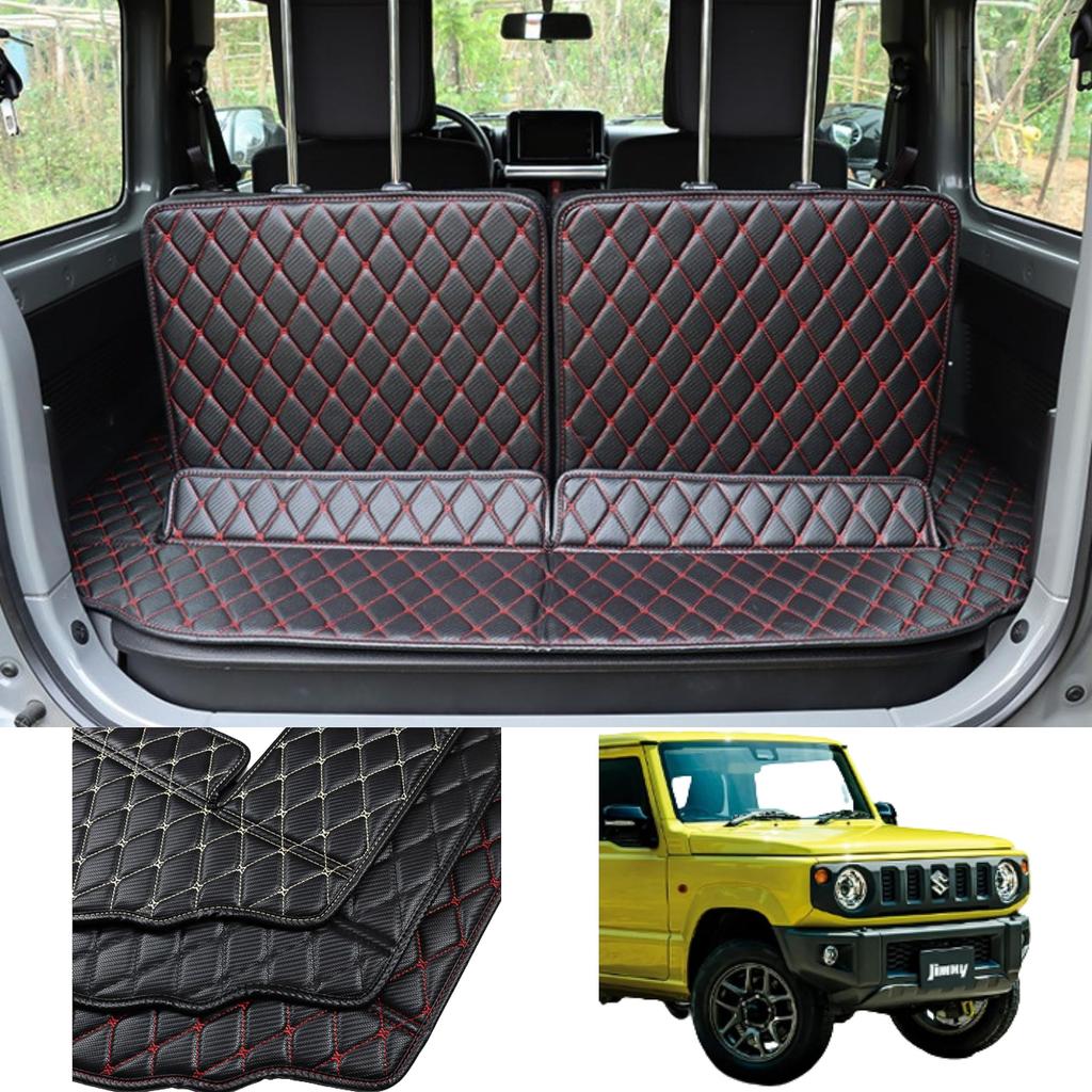 GP Retail Luggage Mat Trunk Mat Red Jimny JB64 (Black Line, JB74)