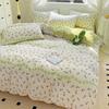Langsha Wrinkled Washed Cotton 4-Piece Bedding Set