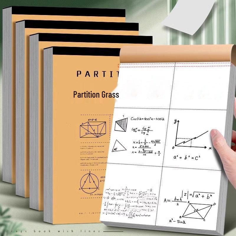 

Thickened Tearable Kraft Paper Draft Notebook for Exam Prep and Student Use