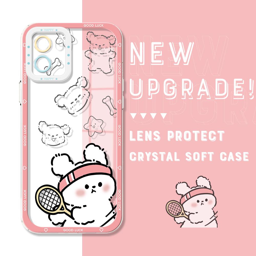 Shockproof Cartoon Astronaut Crystal Case Full Cover Camera Protection Transparent Soft Phone Casing for Vivo Motorola