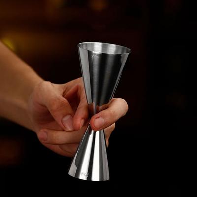 30/45ml Ounce Cup Stainless Steel Cocktail Measuring Cups Cocktail Jigger  Bartender