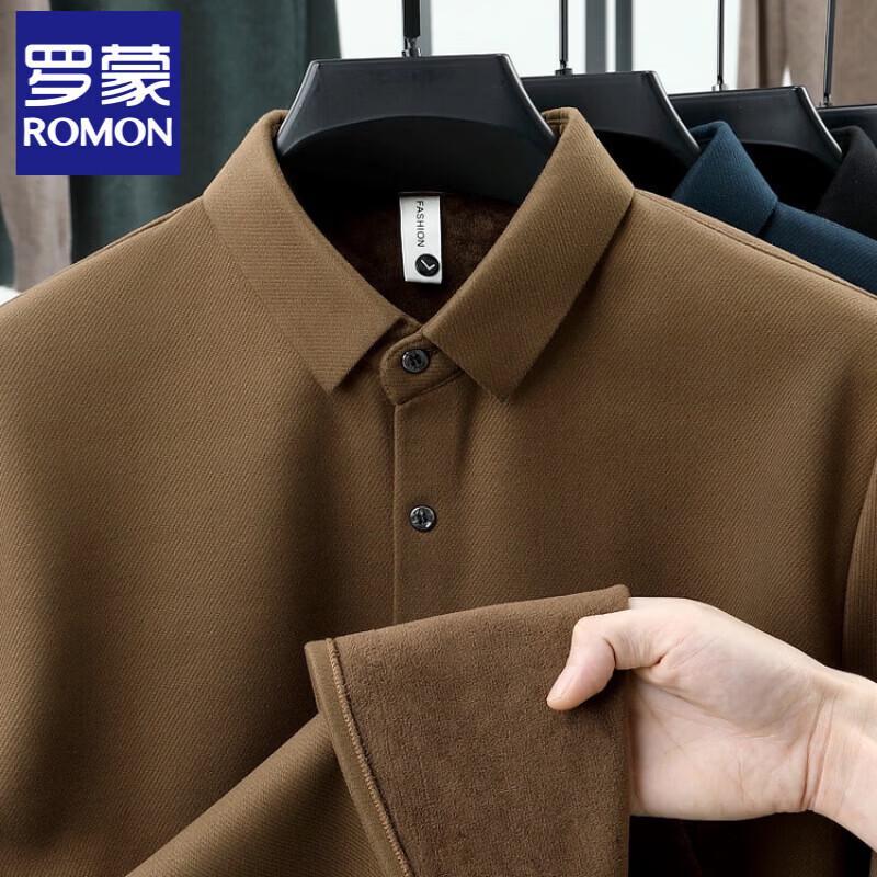 ROMON Men's Wool Blend Tops