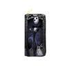 Nightmare Before Christmas PU Langbörse für Damen Reißverschluss-Kupplungstasche Kosmetiktasche Jack Skellington Aufdruck Schwarz 3 Stück