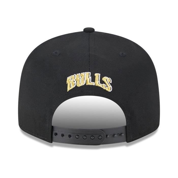 Boné Snapback - New Era - 9Fifty - Chicago Bulls - Preto - Roupa Esportiva - Tamanho único