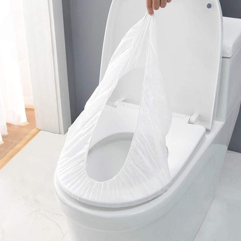 Japan 10pcs Disposable Universal Travel Toilet Seat Cover Waterproof Non-woven Toilets Mat Seat Portable Independent Packaging