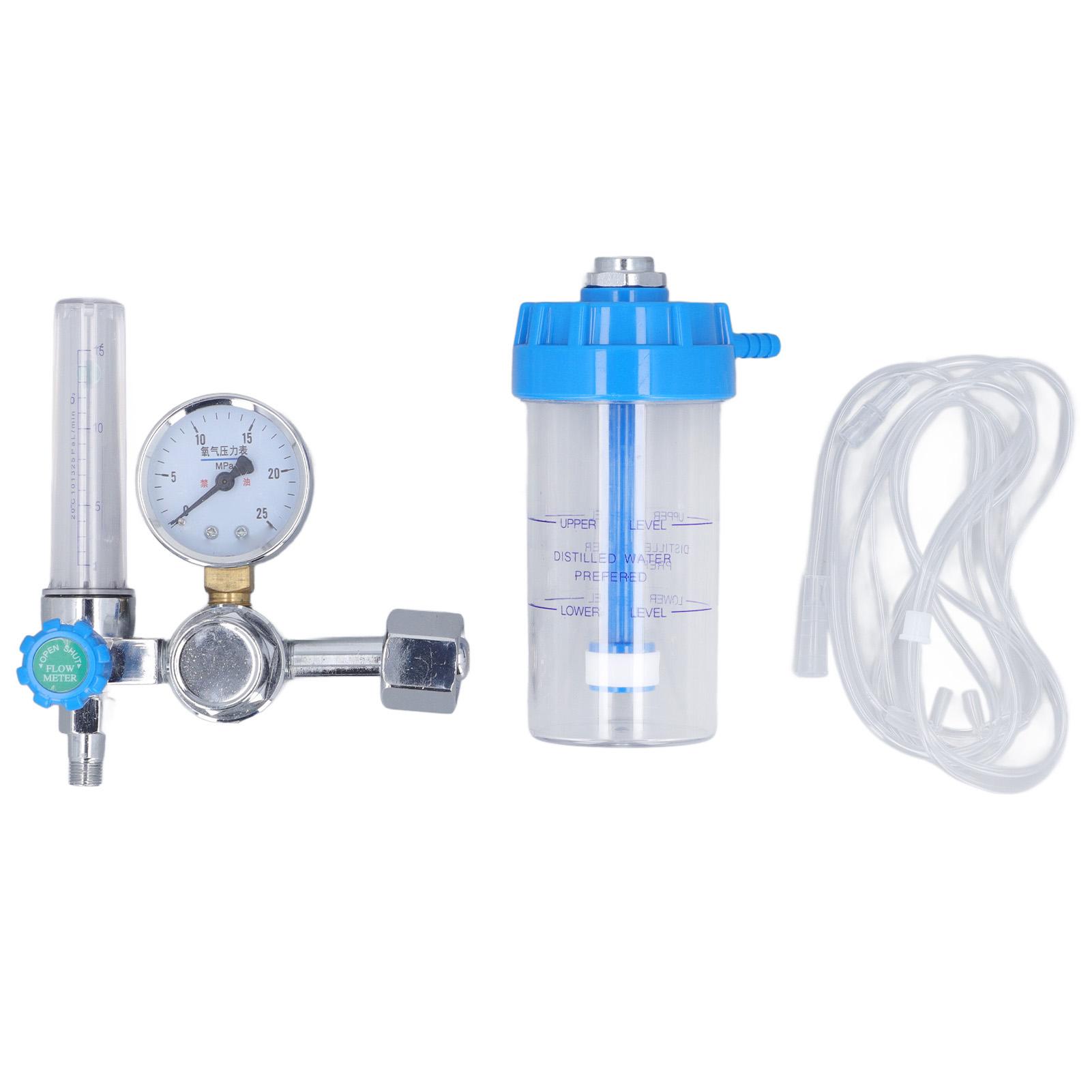 

Y008 Oxygen Pressure Regulator Buoy Type Inhalator Flow Meter Absorber with BSP 58 Inch Inlet