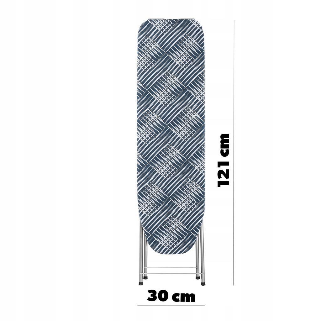 KADAX Deska Do Prasowania Składana 104x30cm Z Uchwytem Na Żelazko Lekka mała