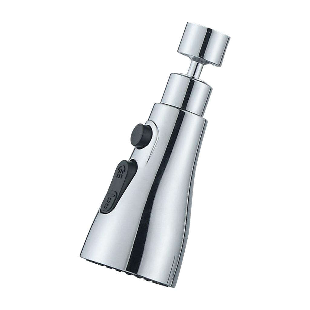 3 funktioner spruthuvud 360 grader vridbart kran spruthuvud G1/2 Vattenbesparande diskbänksluftare för kök