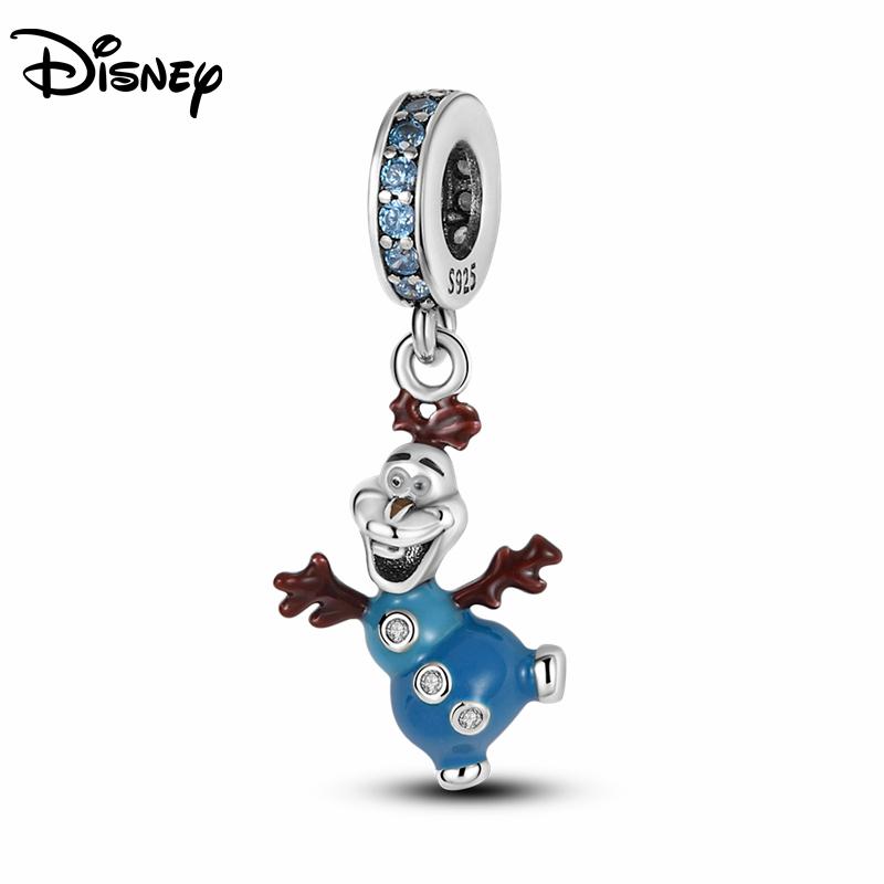 925 Silver New Pendant Stitch Charms Beads Fit 3mm Bracelet Necklace Women DIY Fine Festival Jewelry Gift