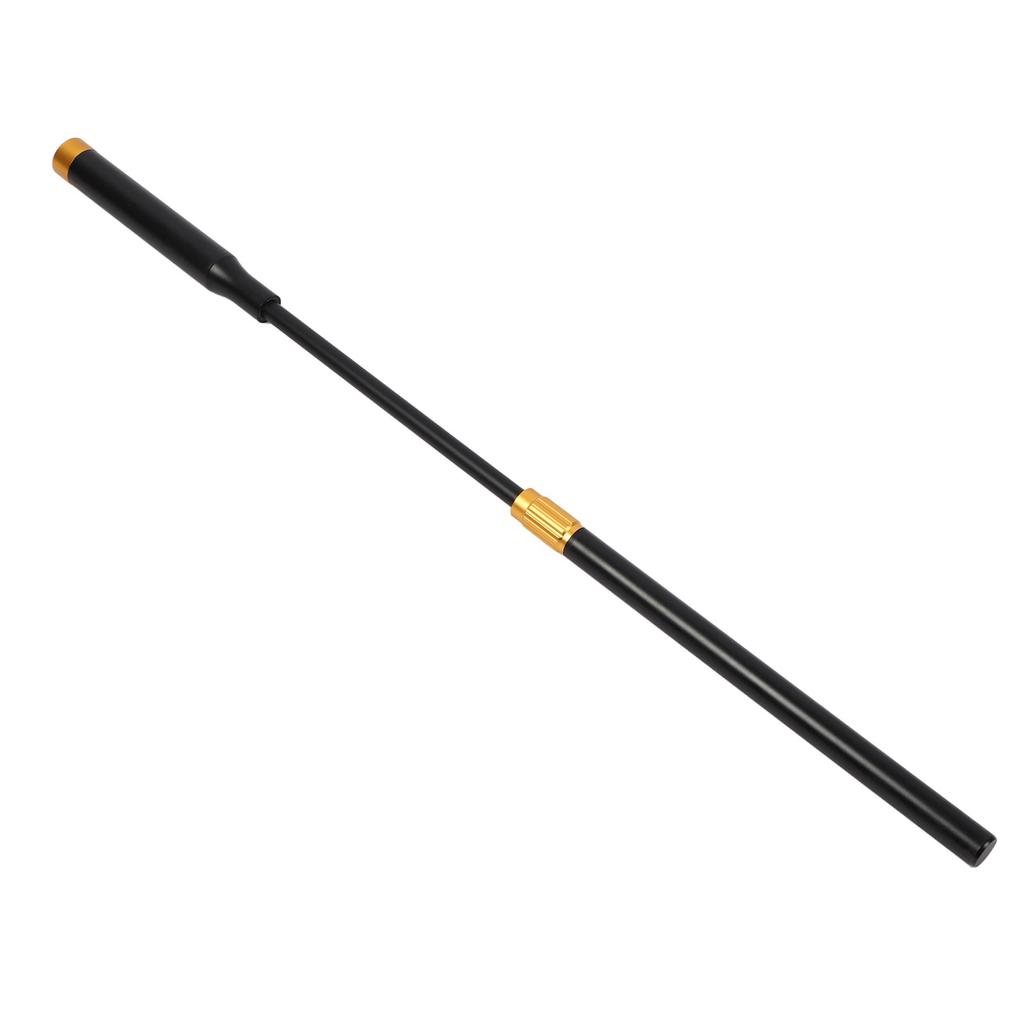 Aluminum Billiards Pool Cues Extension Rod Telescopic Stretch Snooker Accessories(Golden Black )