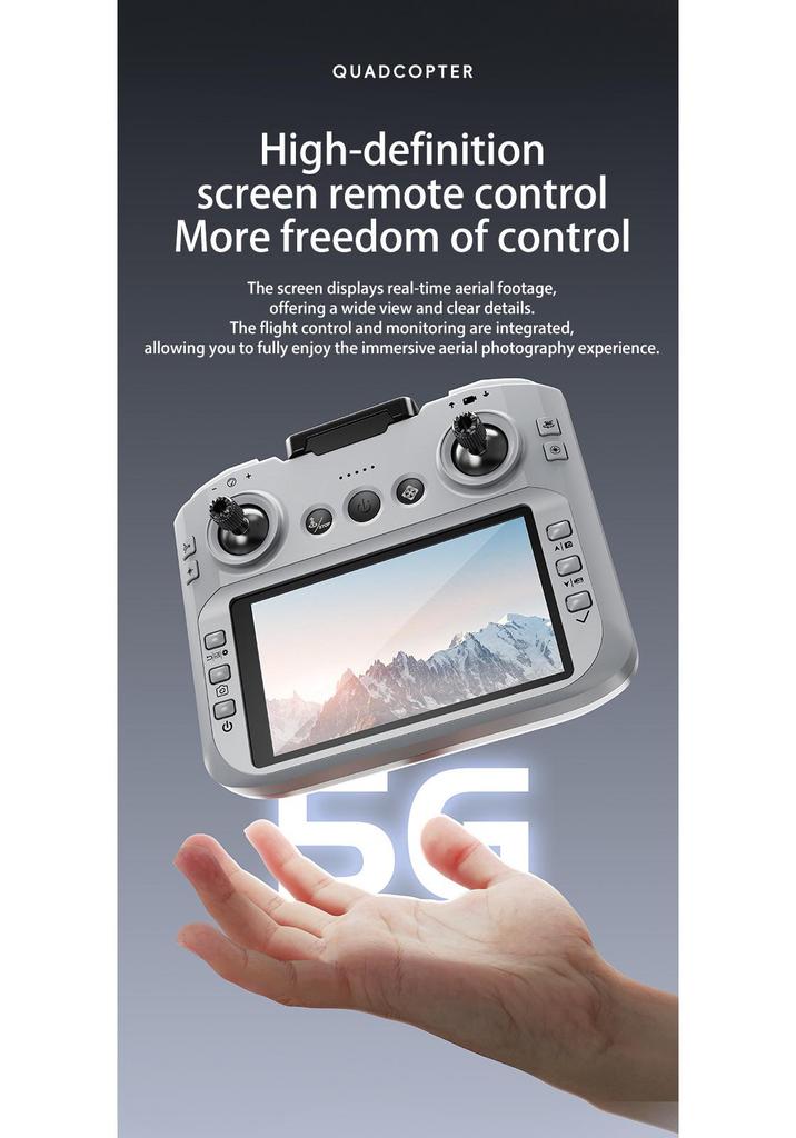 CrossZ906 HD Aerial Photography Drone with Screen Positioning & Optical Flow Obstacle Avoidance