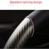 Car Carbon Fiber+ Leather 37-38CM Car Steering Wheel Cover Anti-slip for Ford Focus 2 3 MK1 MK2 MK3 Auto Interior Accessories