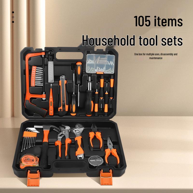 Portable Carbon Steel Multifunctional Tool Set for Emergency and Household Repairs