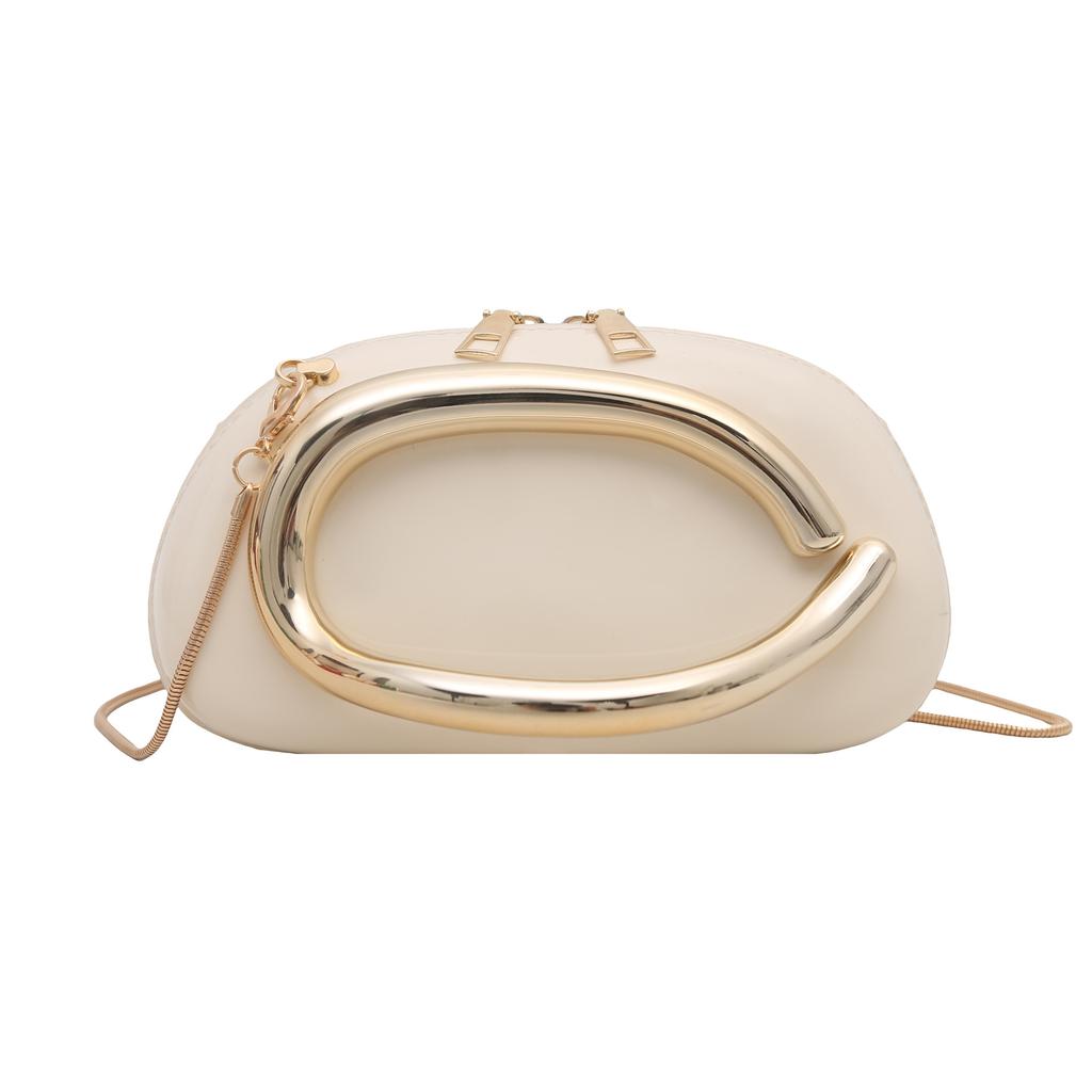 Wholesale niche design round box bag women's bag 2025 spring new light luxury versatile shoulder bag casual chain messenger bag