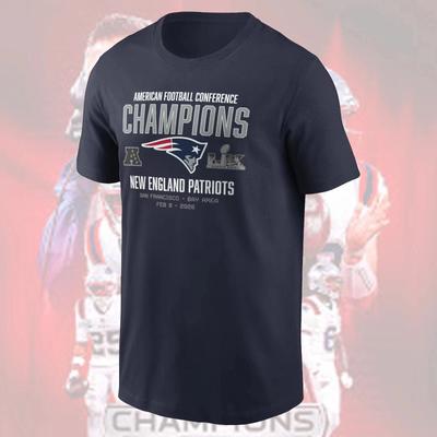 NE Patriot 2025 AFC Champions Team Nation Shirt For Fans