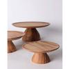 Swanson Shoji Chabatree Cake Stand Wooden M Marinetopia Acacia Diameter X Height 10cm Footed Plate Afternoon Tea Party Approx. 21.5 CU-029