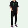 Off-White Ss20 Striped Arrow Short Sleeve T-Shirt, Loose Fit Men Tops Black OMAA038R201850061045