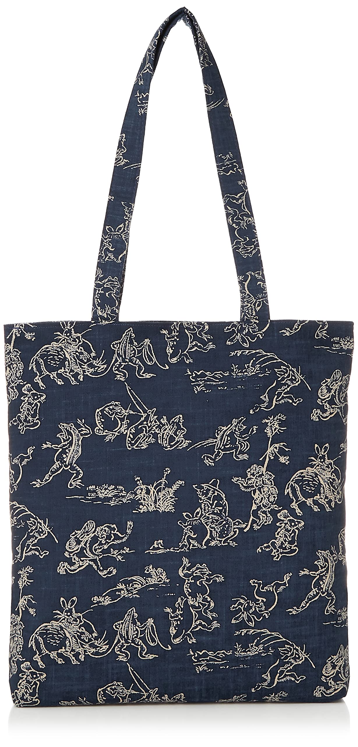 

Maruzen shoulder tote Choju bag, Giga/navy, 34×5.5×34cm