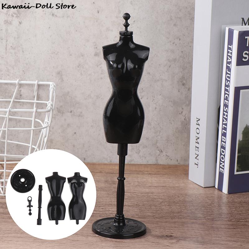 

1Комплект 1:6 кукольных миниатюрных манекенов, вешалки для пальто, юбки, свадебный манекен, подставка, гуманоидная модель, игрушка чёрный