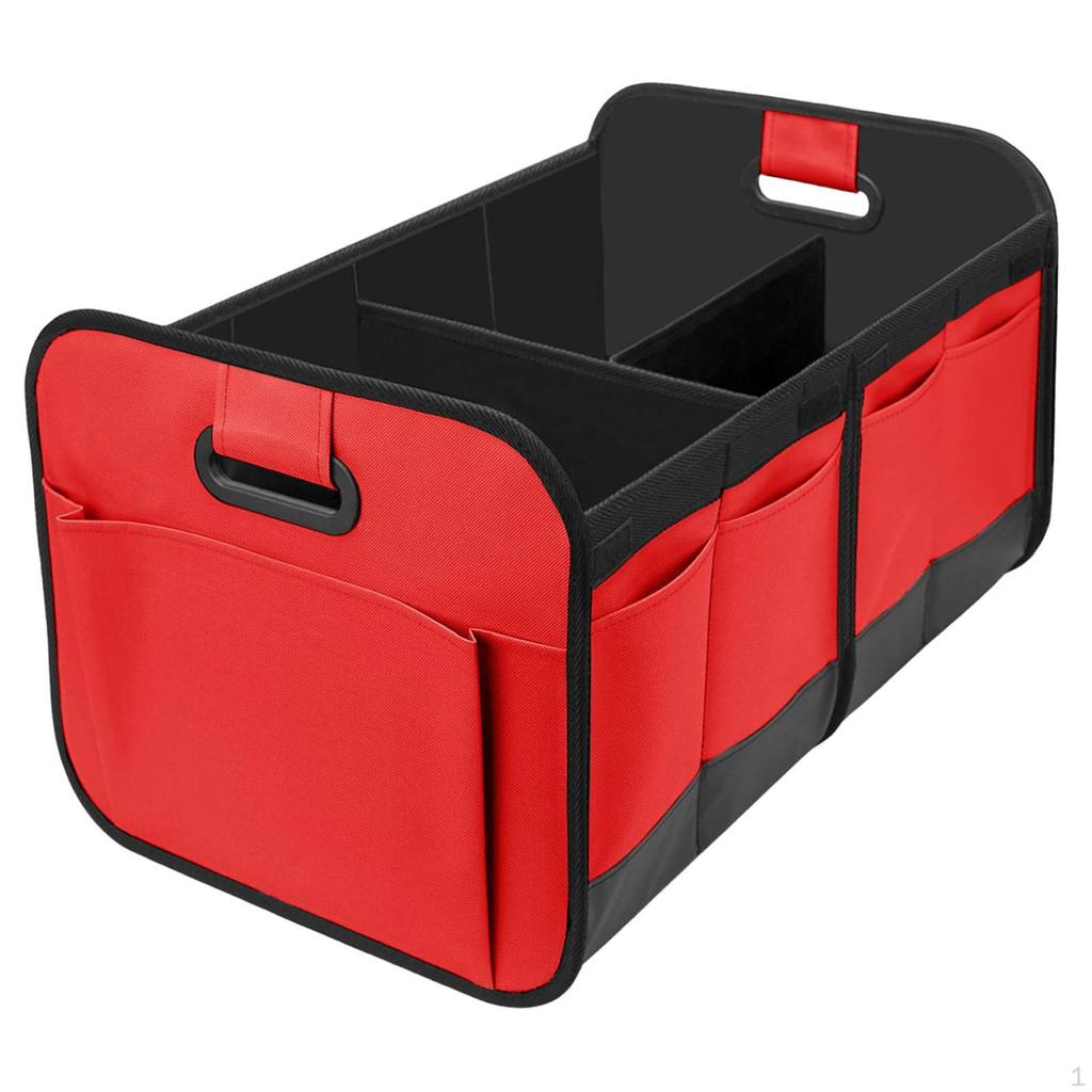 Car Trunk Organizer Box Large Capacity Collapsible Accessories Versatile Multi